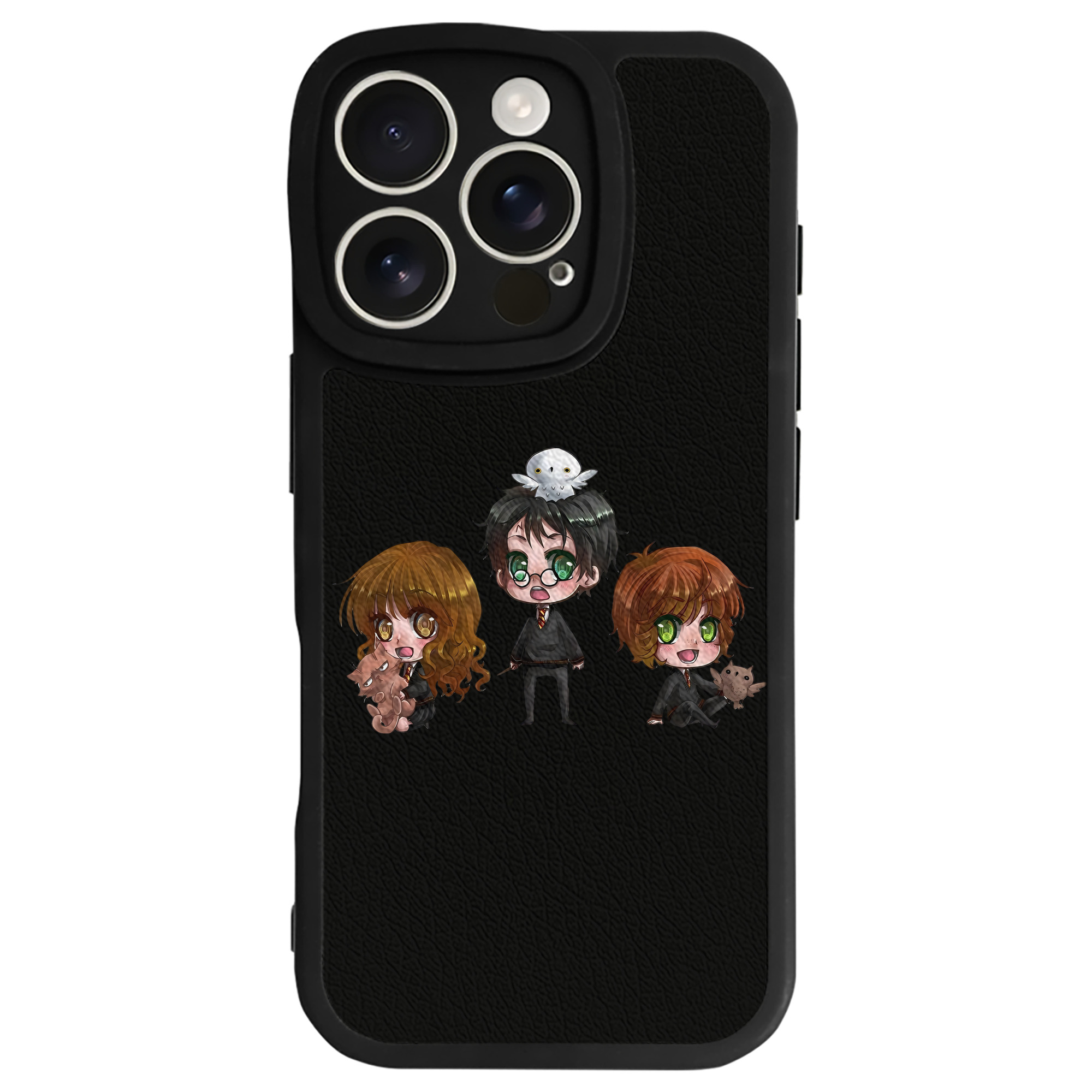 （画像用） Harry Potter ハリー・ポッターシリーズ 【iPhone 16シリーズ対応】シリコンスマホケース（レザー調） 材質：シリコン